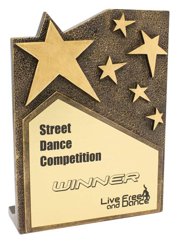 Star Cross Gold Plaque