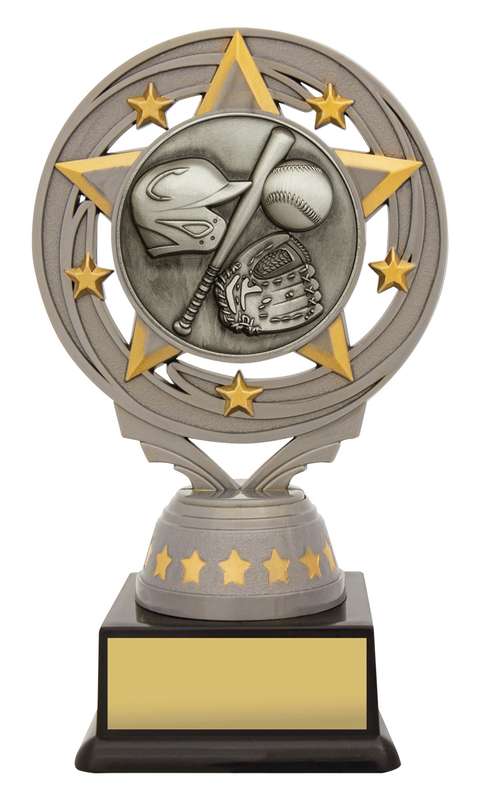 Silver Baseball Torch