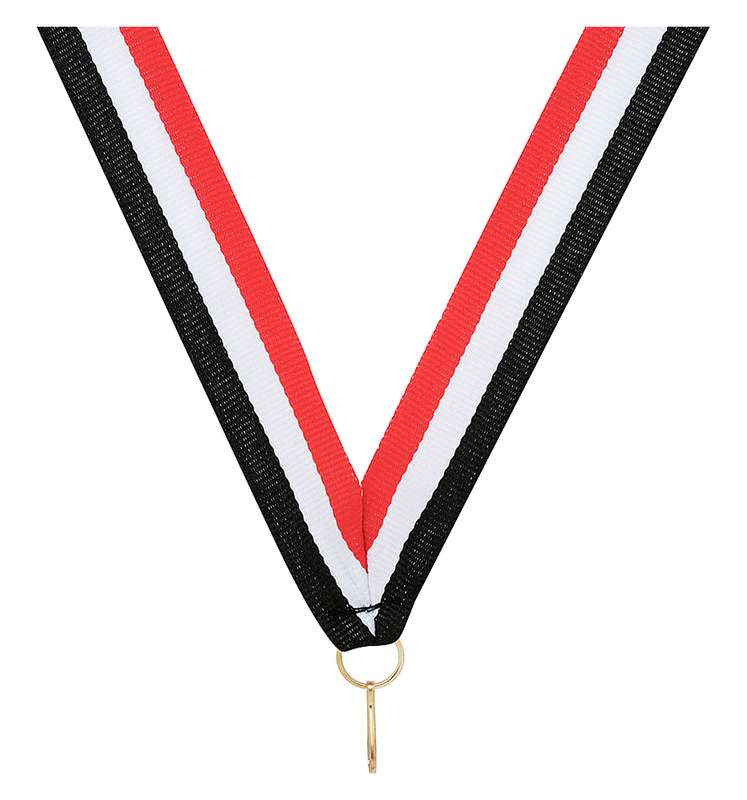 Red / White / Black Ribbon