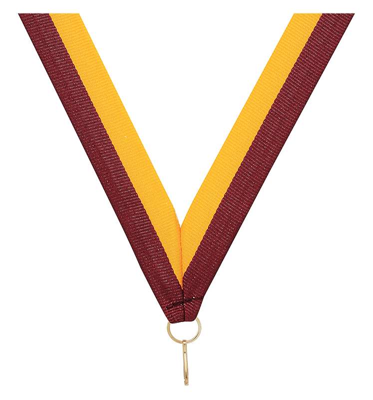 Maroon / Gold Ribbon