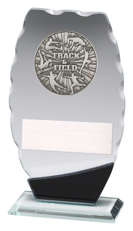 Track & Field Clipped Oval
