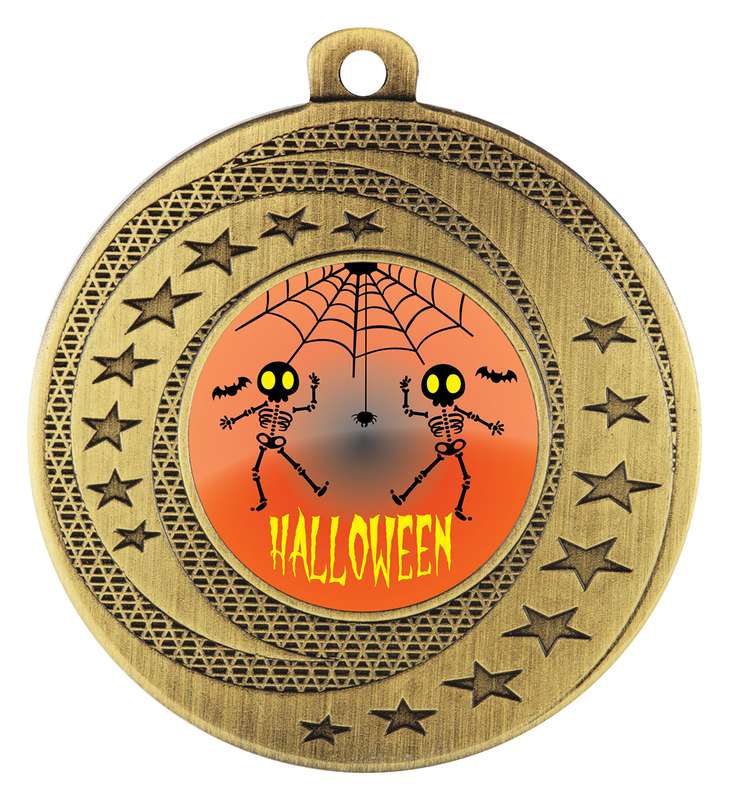 Medal – Halloween Skeletons