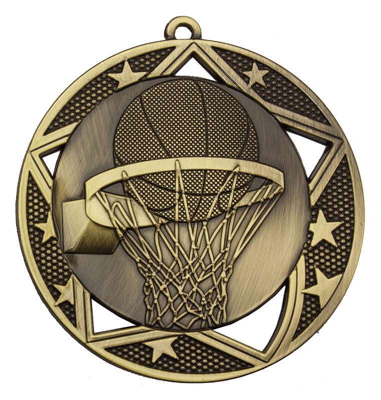 Basketball Galaxy Medal